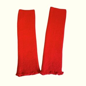 Ballet Beautiful kids-  legwarmers, red one size fit all